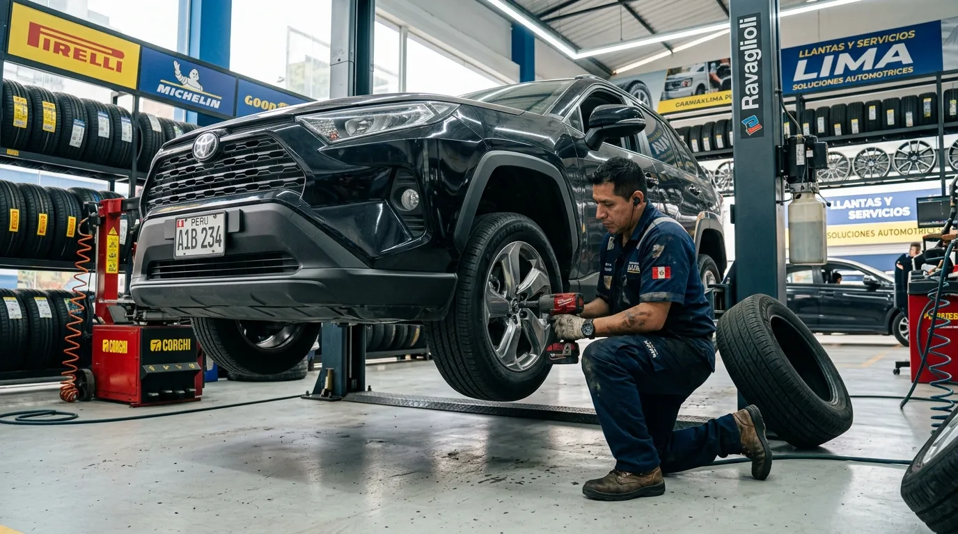 Fondo de Llanterías y Venta de Neumáticos en Lima