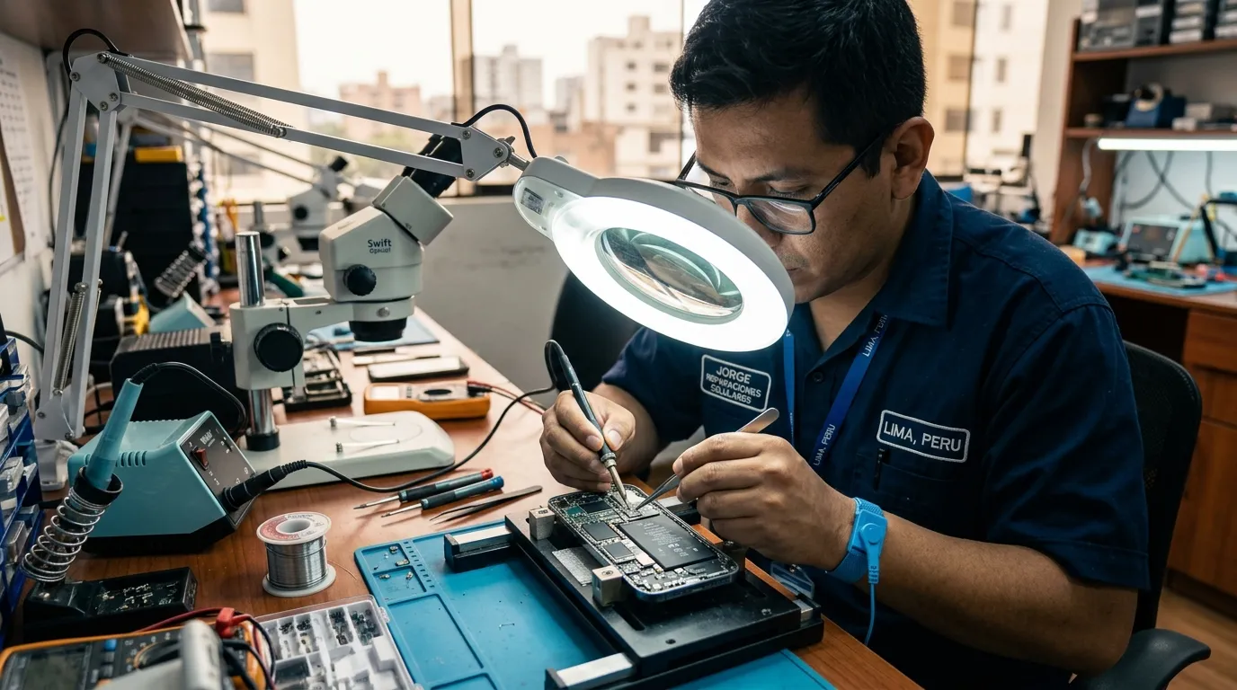 Fondo de Reparación de Celulares y Tablets en Lima